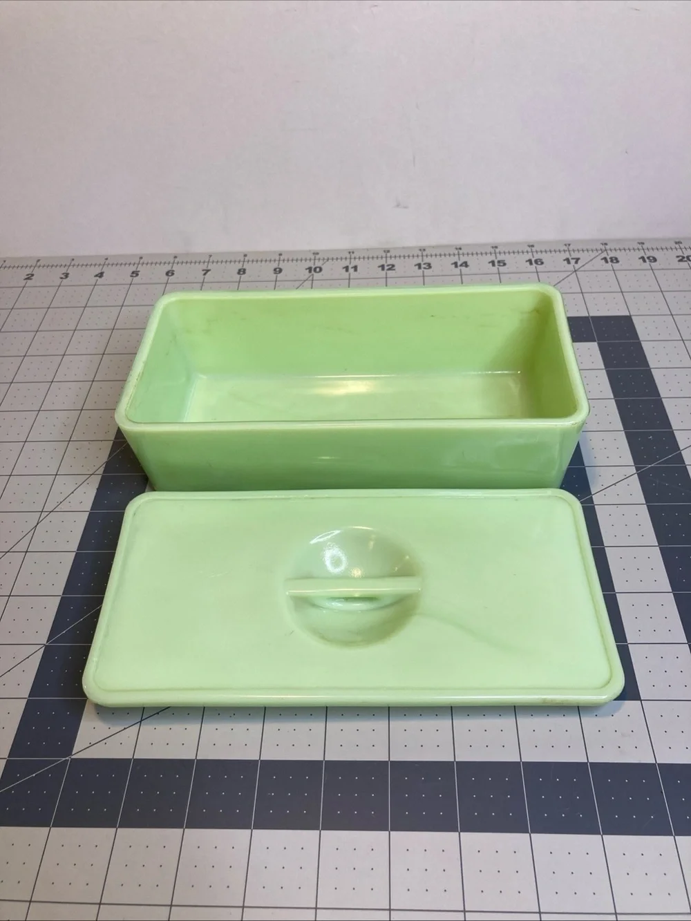 Vintage Jadeite Jeanette Green Urainium Glass 8